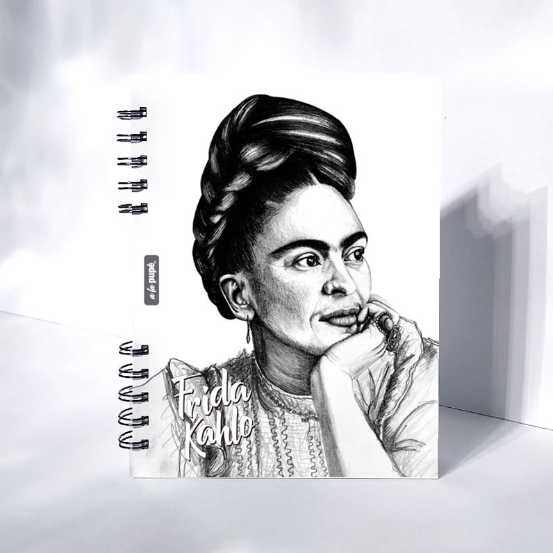 Cuaderno c/anillo 15x21 - Frida.