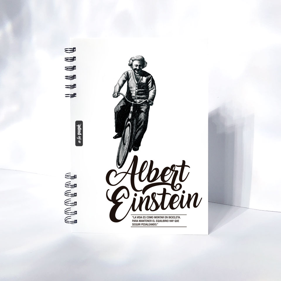 Cuaderno c/anillo 18.5x27 - Einstein.