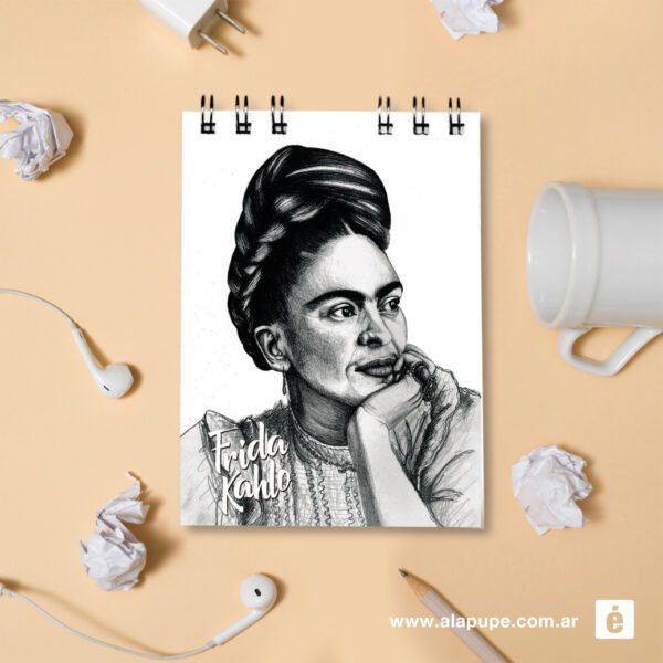 Libreta c/anillo - Frida.