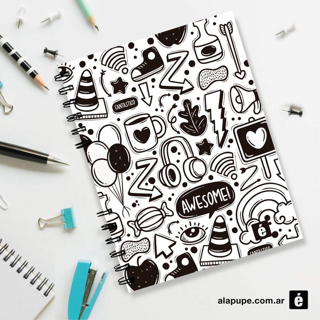 Cuaderno c/anillo 15x21 - Sticker. - Imagen 2