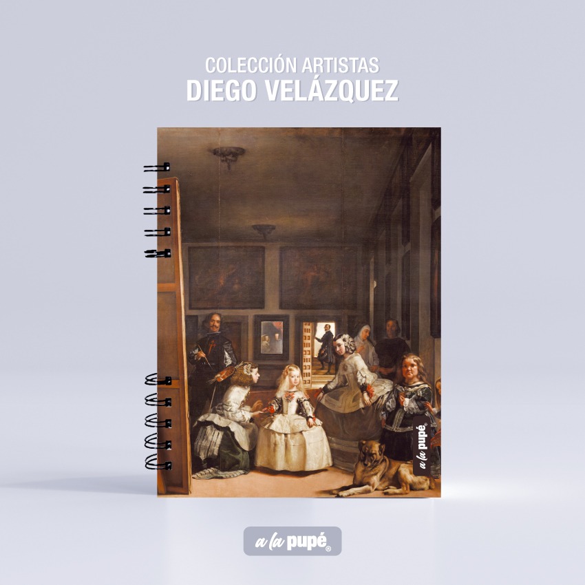 Cuaderno c/anillo 15x21cm. - Las meninas. Velázquez.