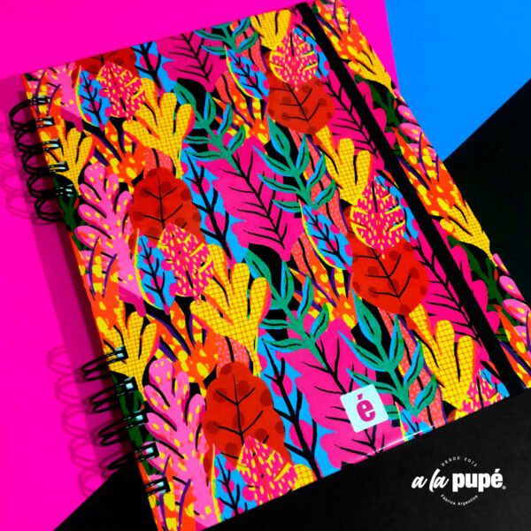 Cuaderno c/anillo 15x21 - Floreado #35 - Imagen 3