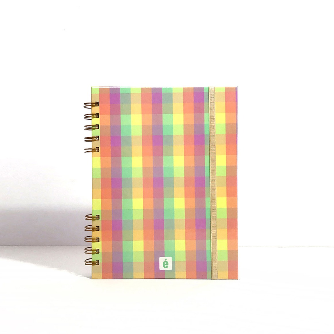 Cuaderno c/anillo 15x21 - Cuadrillé multicolor 2