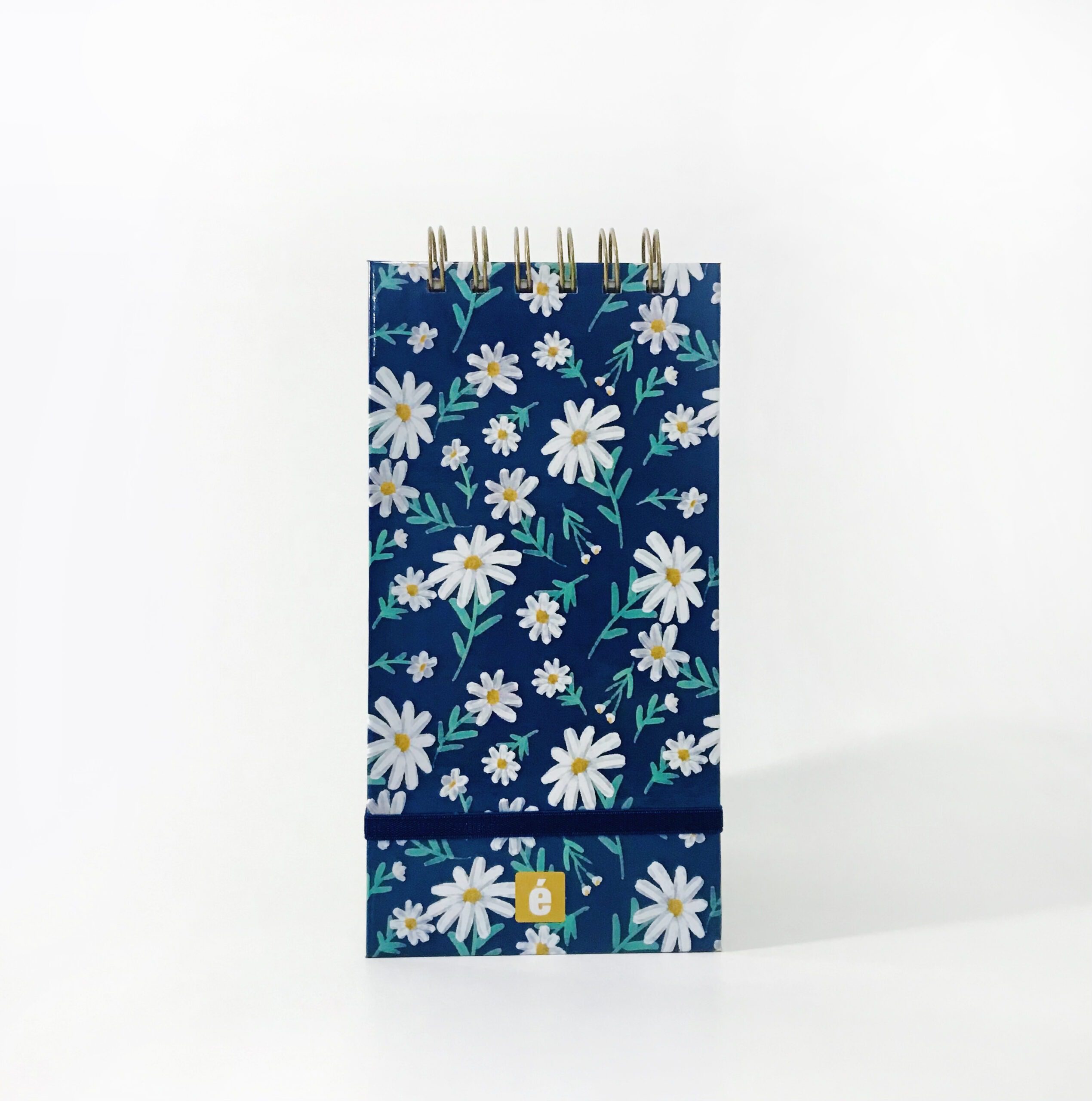 Libreta c/anillo 9x19cm. - Margaritas