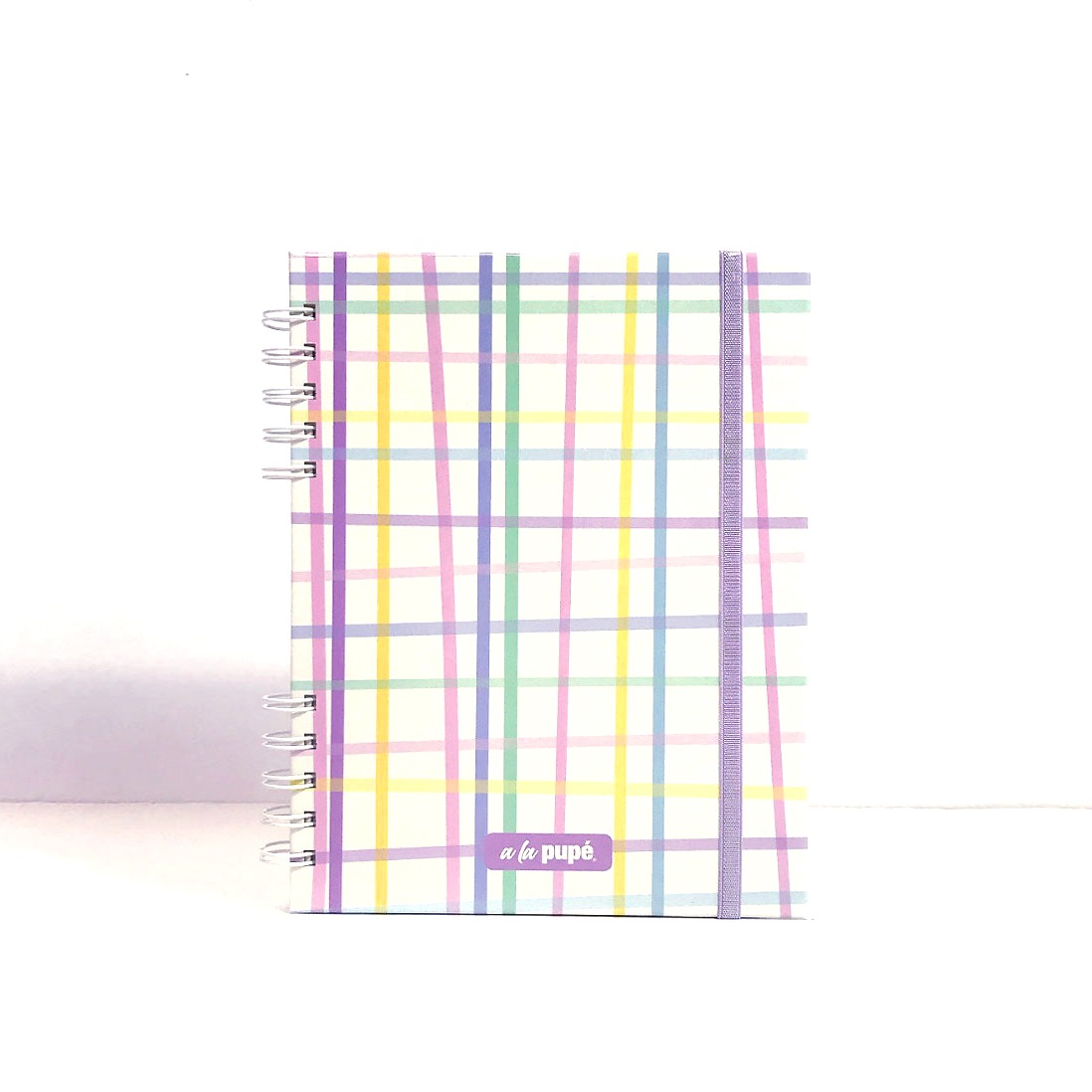 Cuaderno c/anillo 15x21 - Cuadrillé multicolor