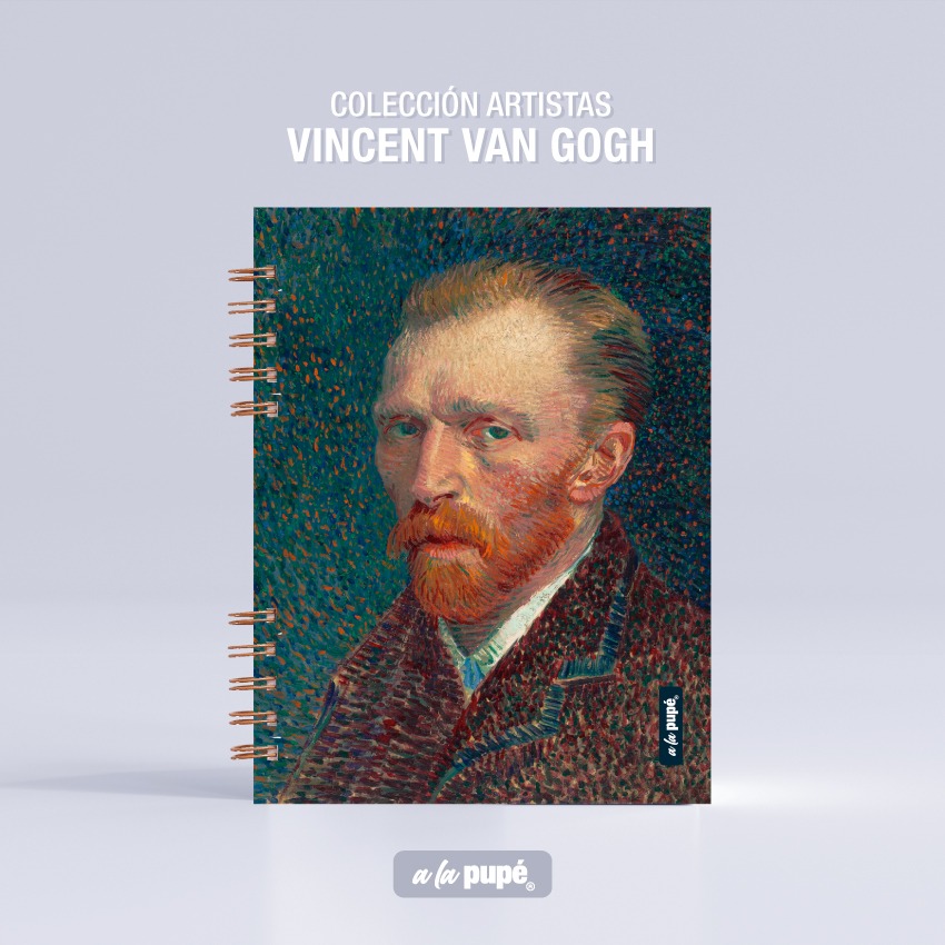 Cuaderno c/anillo 15x21cm. - Autorretrato. Vincent van Gogh