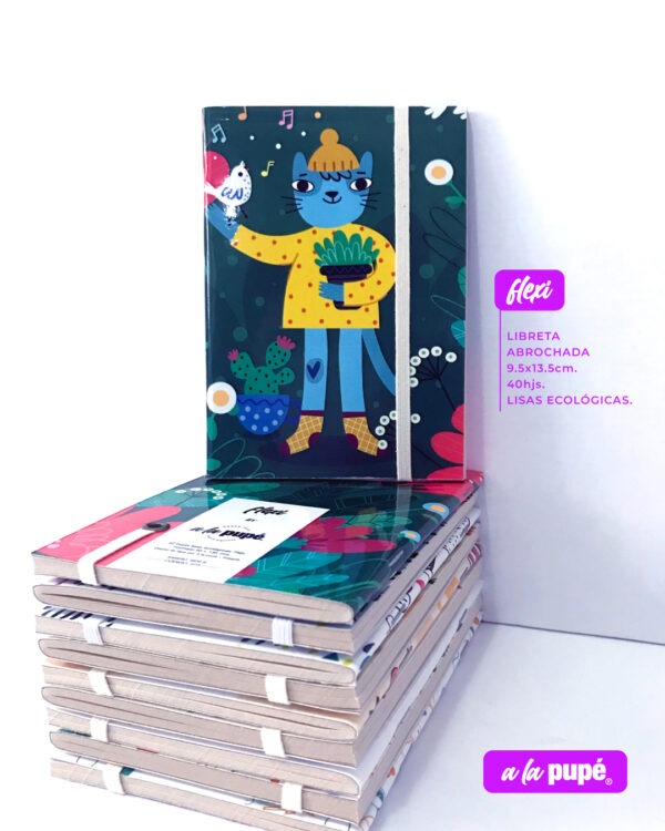 Libreta Flexi abrochada 9.5x13.5 - KIDS 5