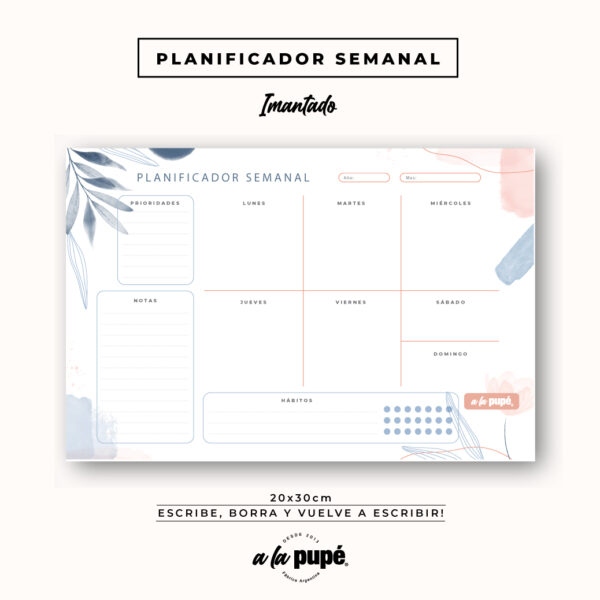 Planificador Imantado Semanal - 7.25