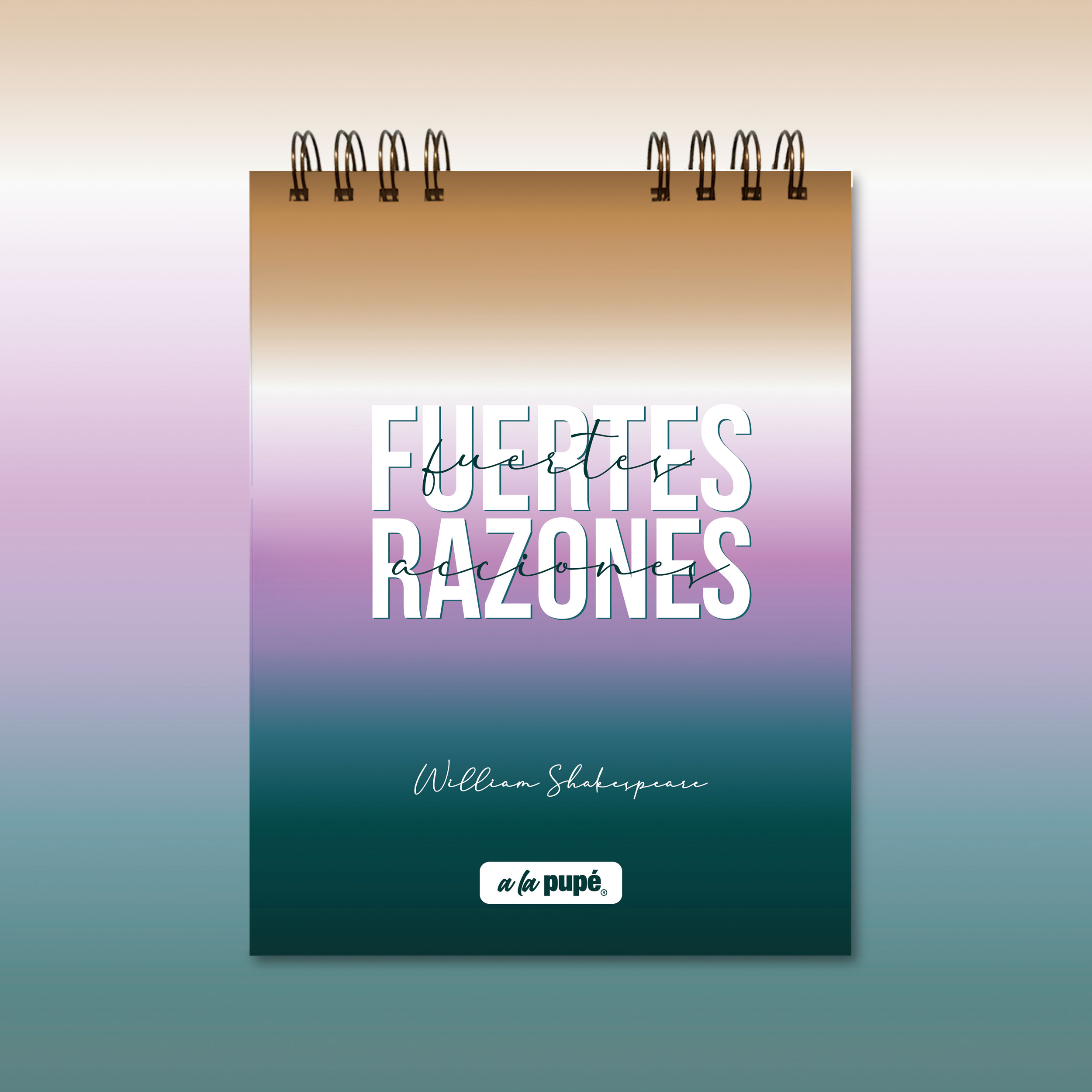 Block c/anillo - Fuertes razones, fuertes acciones.