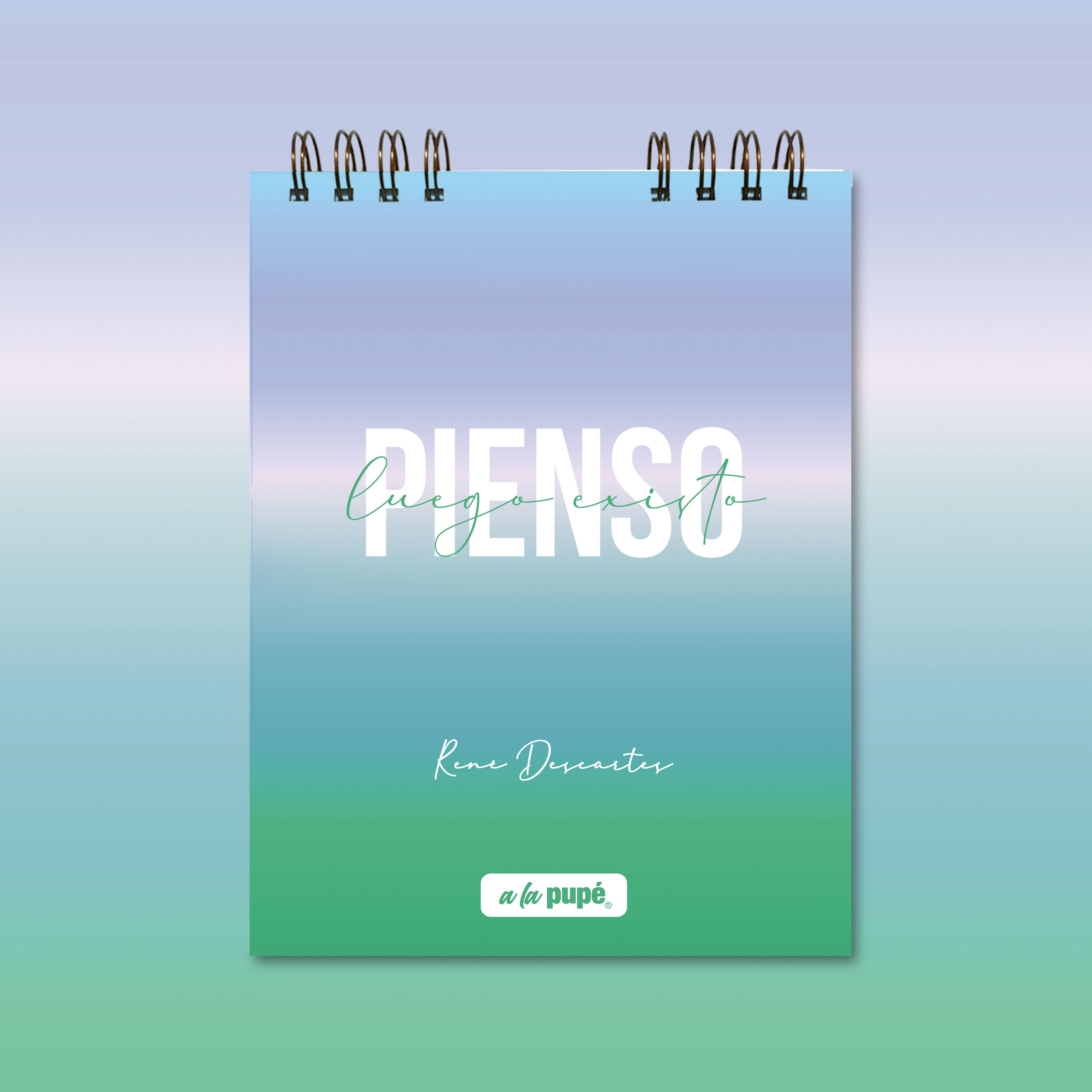 Block c/anillo - Pienso luego existo.
