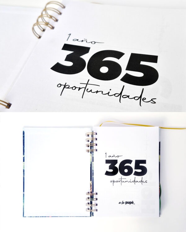 Agenda perpetua, semanal. - Girasoles. - Imagen 2