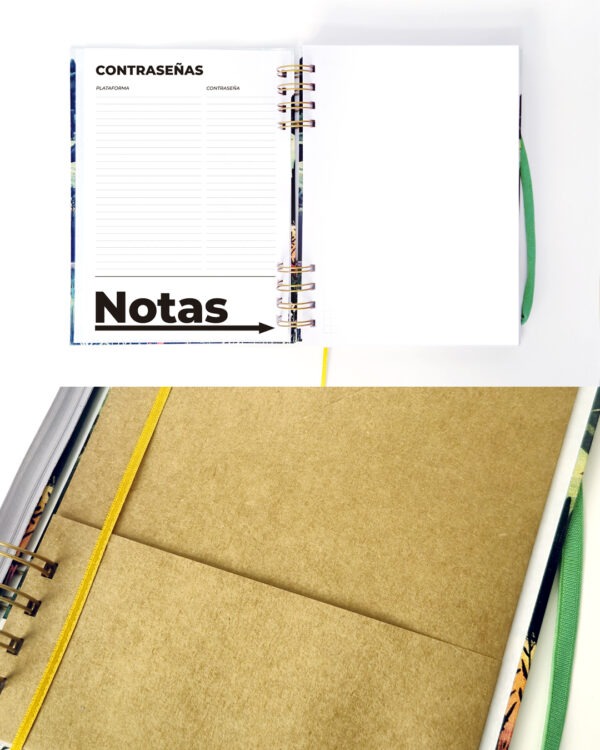 Agenda perpetua, semanal. - Girasoles. - Imagen 12
