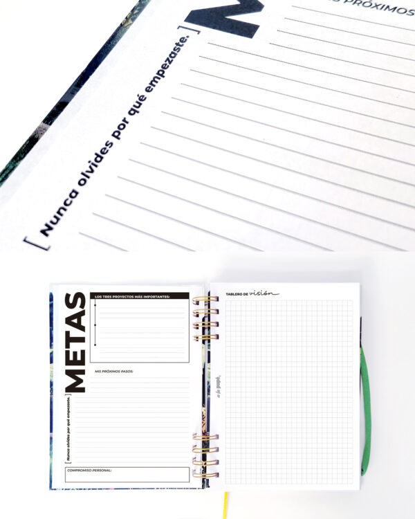 Agenda perpetua, semanal. - Girasoles. - Imagen 6