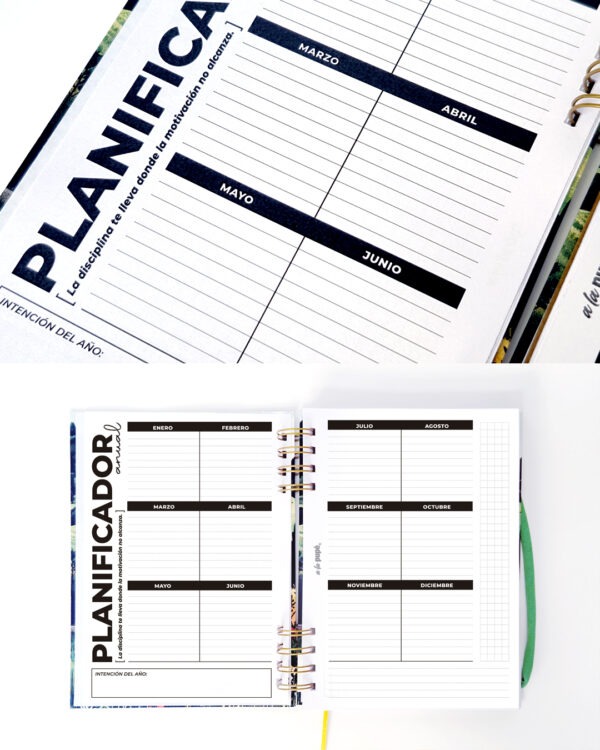 Agenda perpetua, semanal. - Girasoles. - Imagen 7