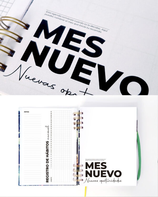 Agenda perpetua, semanal. - Girasoles. - Imagen 8