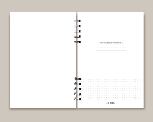 Cuaderno c/anillo 18.5x27 - Clásico - Imagen 2