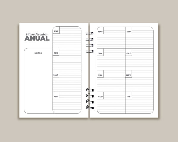 Cuaderno c/anillo 15x21 - Floreado #35 - Imagen 5